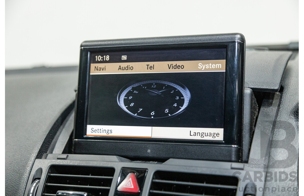 5/2009 Mercedes Benz C63 AMG W204 4d Sedan Cubanite Silver Metallic V8 6.2L