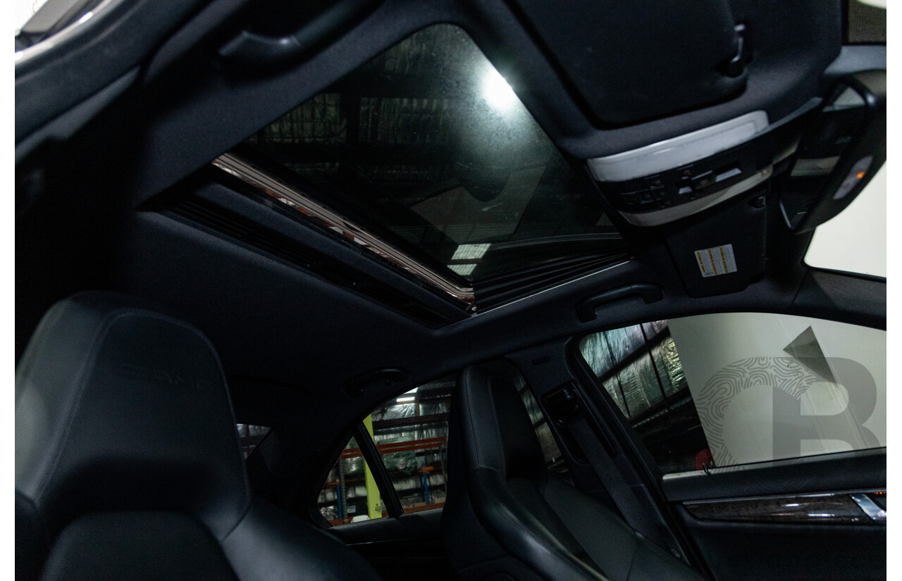 5/2009 Mercedes Benz C63 AMG W204 4d Sedan Cubanite Silver Metallic V8 6.2L