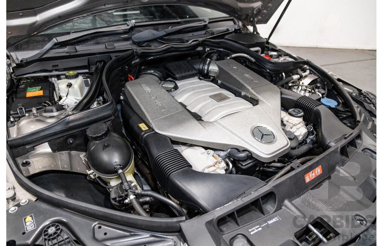 5/2009 Mercedes Benz C63 AMG W204 4d Sedan Cubanite Silver Metallic V8 6.2L