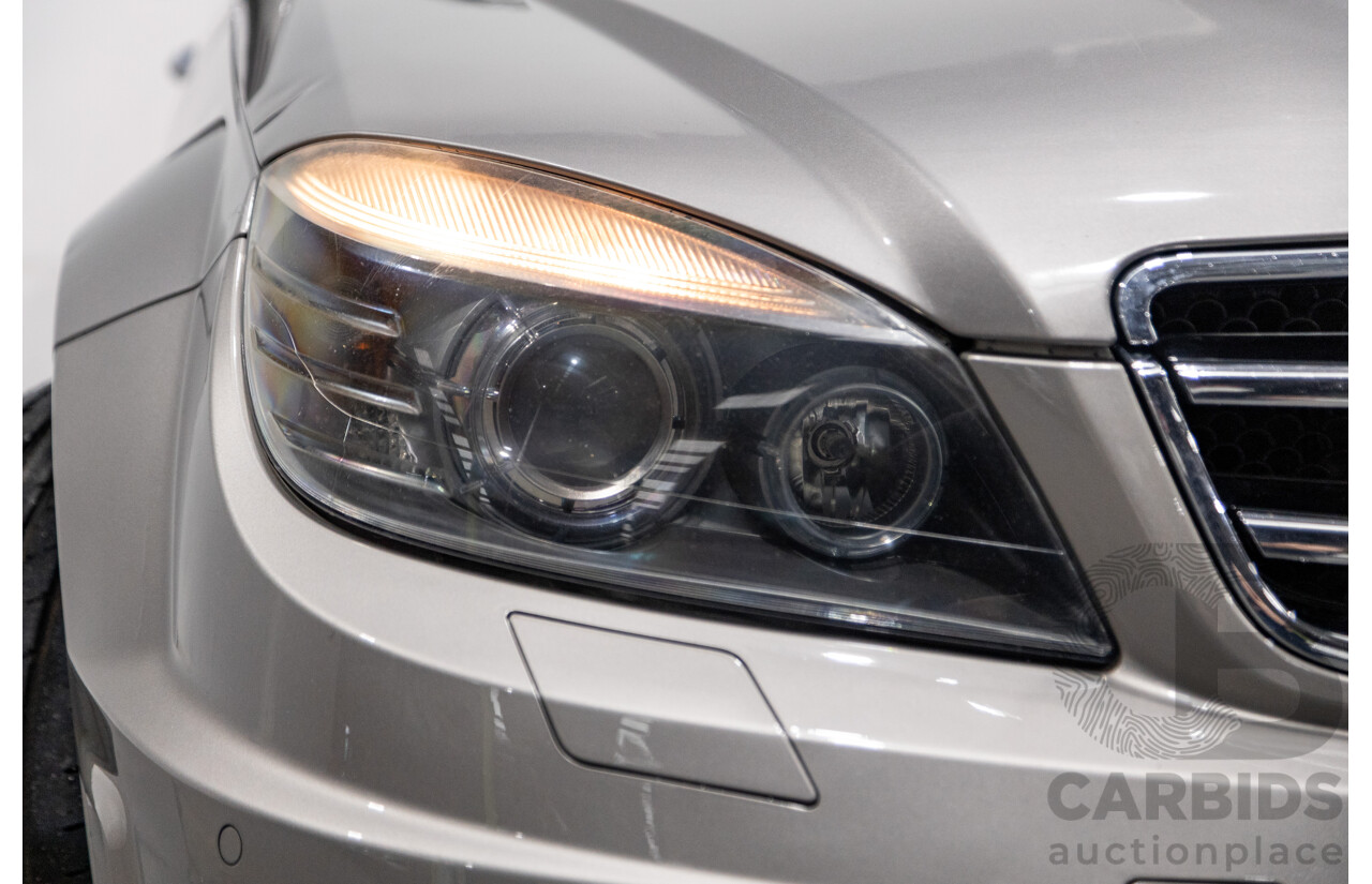 5/2009 Mercedes Benz C63 AMG W204 4d Sedan Cubanite Silver Metallic V8 6.2L