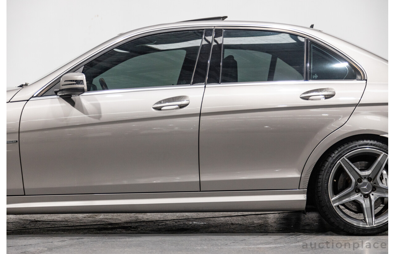 5/2009 Mercedes Benz C63 AMG W204 4d Sedan Cubanite Silver Metallic V8 6.2L