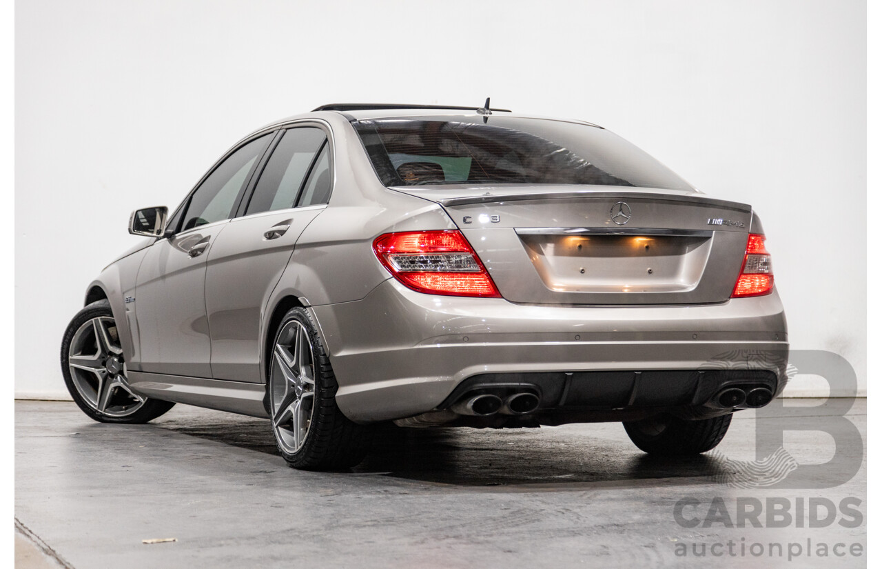 5/2009 Mercedes Benz C63 AMG W204 4d Sedan Cubanite Silver Metallic V8 6.2L
