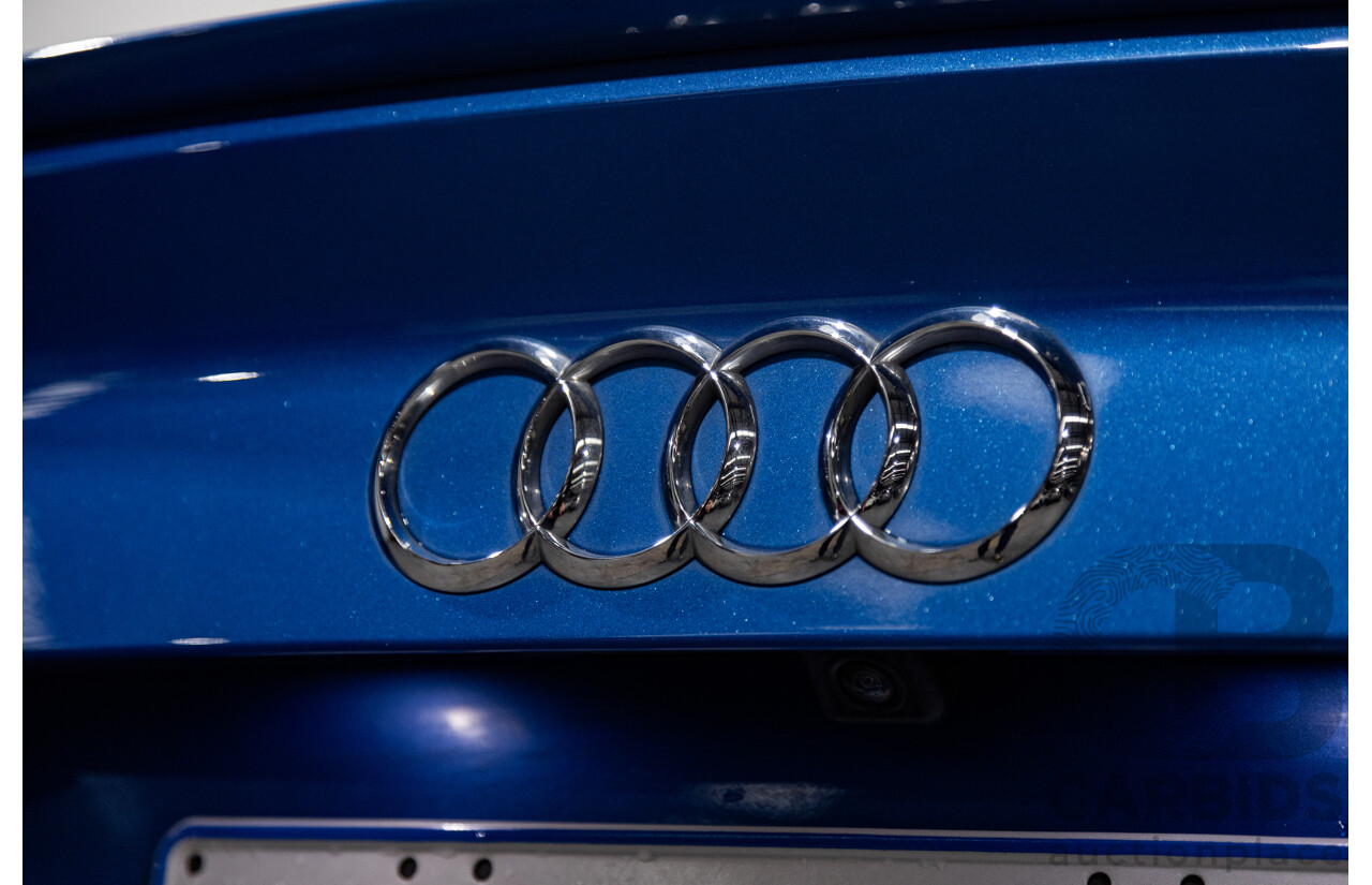 10/2017 Audi RS3 Quattro (AWD) MY18 8V 4d Sedan Ara Blue Crystal Pearl Turbo 2.5L - Modified Stage 2
