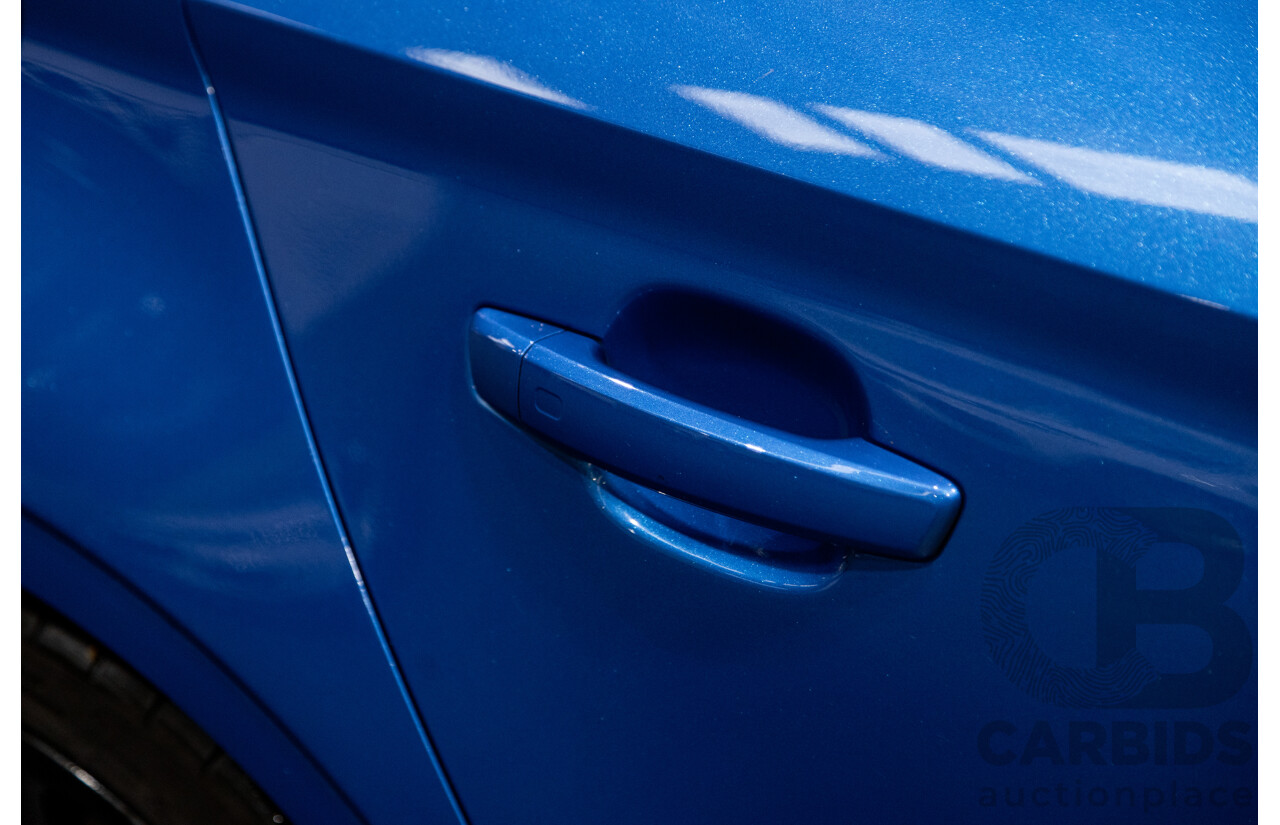 10/2017 Audi RS3 Quattro (AWD) MY18 8V 4d Sedan Ara Blue Crystal Pearl Turbo 2.5L - Modified Stage 2