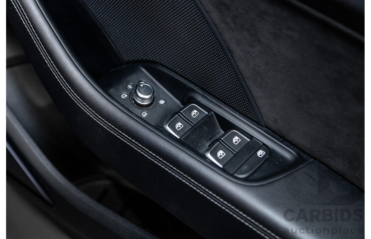 10/2017 Audi RS3 Quattro (AWD) MY18 8V 4d Sedan Ara Blue Crystal Pearl Turbo 2.5L - Modified Stage 2