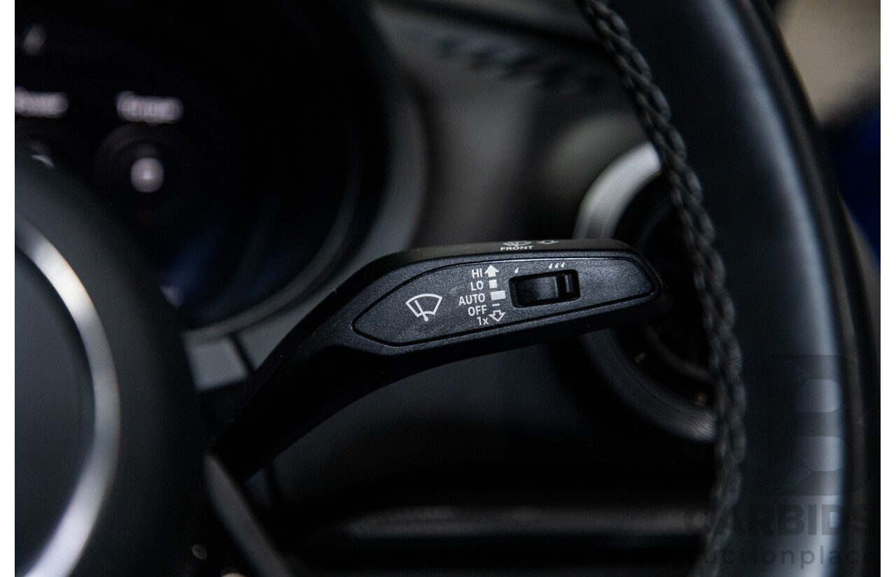 10/2017 Audi RS3 Quattro (AWD) MY18 8V 4d Sedan Ara Blue Crystal Pearl Turbo 2.5L - Modified Stage 2