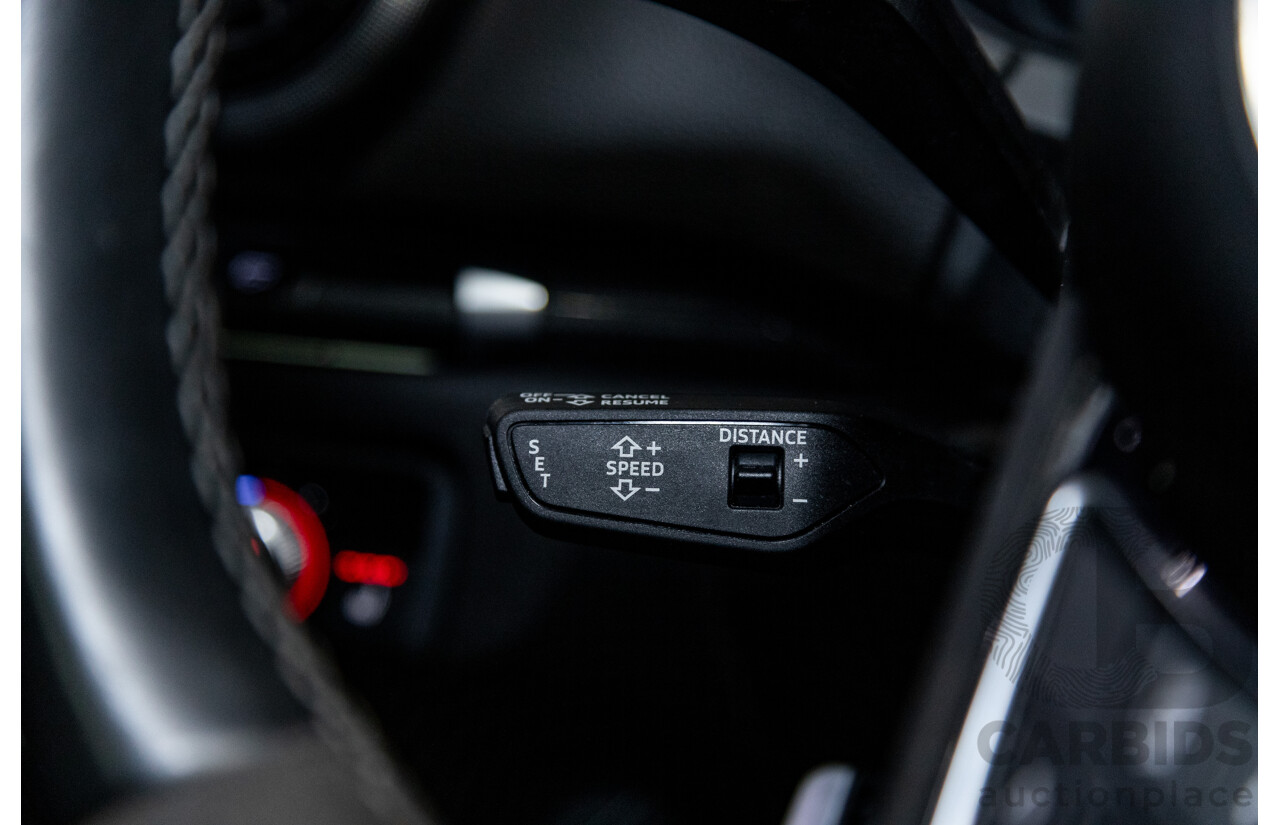 10/2017 Audi RS3 Quattro (AWD) MY18 8V 4d Sedan Ara Blue Crystal Pearl Turbo 2.5L - Modified Stage 2