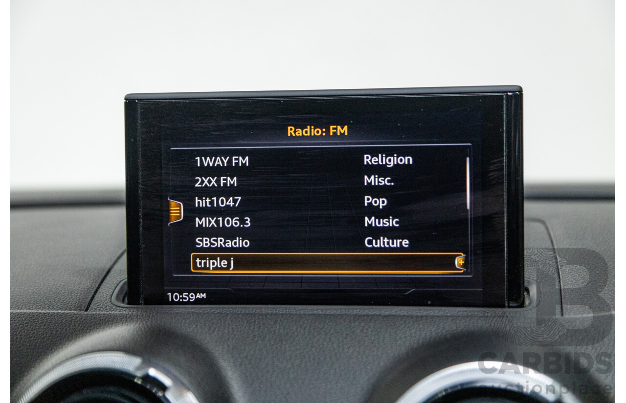 10/2017 Audi RS3 Quattro (AWD) MY18 8V 4d Sedan Ara Blue Crystal Pearl Turbo 2.5L - Modified Stage 2