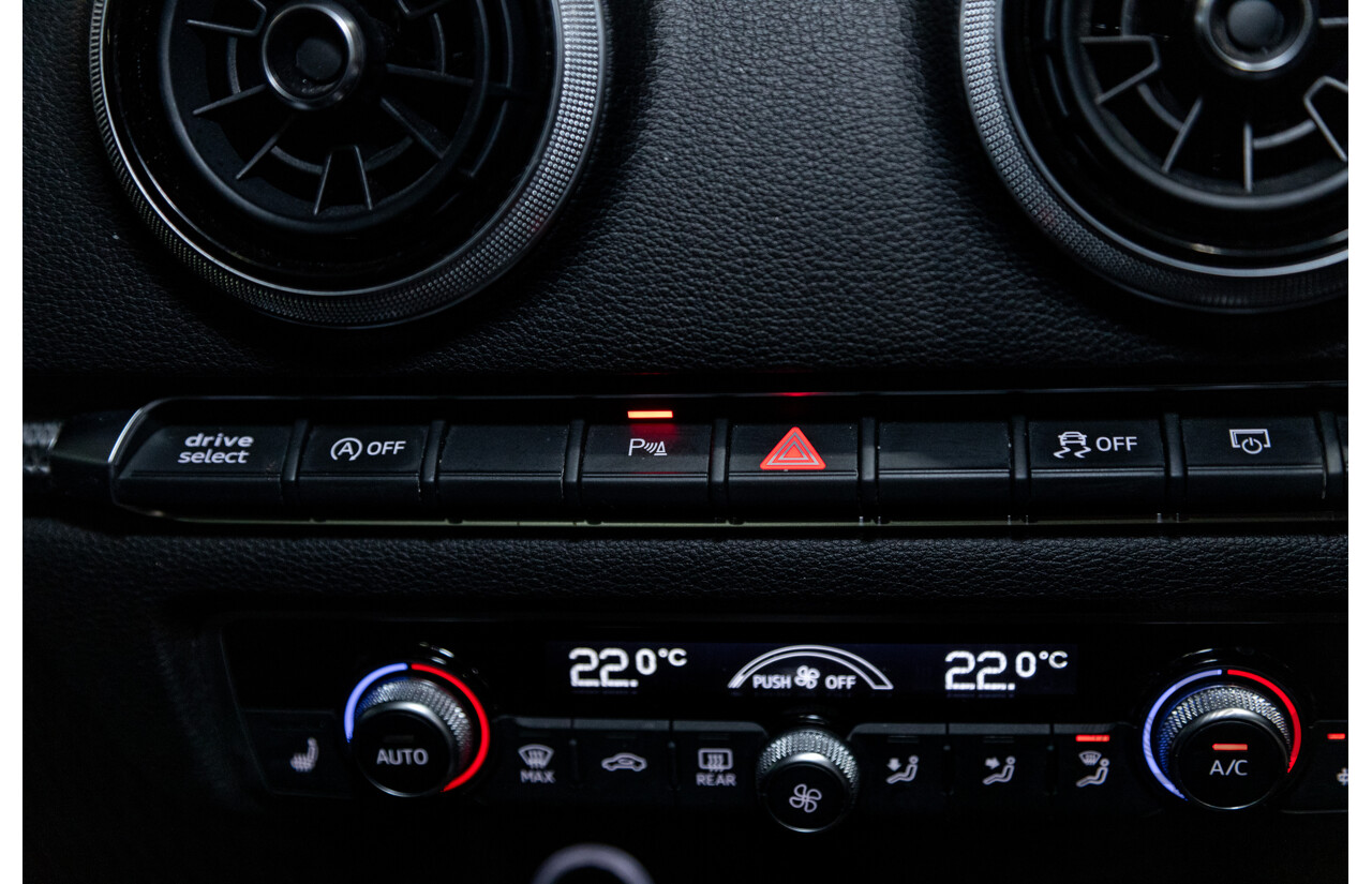 10/2017 Audi RS3 Quattro (AWD) MY18 8V 4d Sedan Ara Blue Crystal Pearl Turbo 2.5L - Modified Stage 2