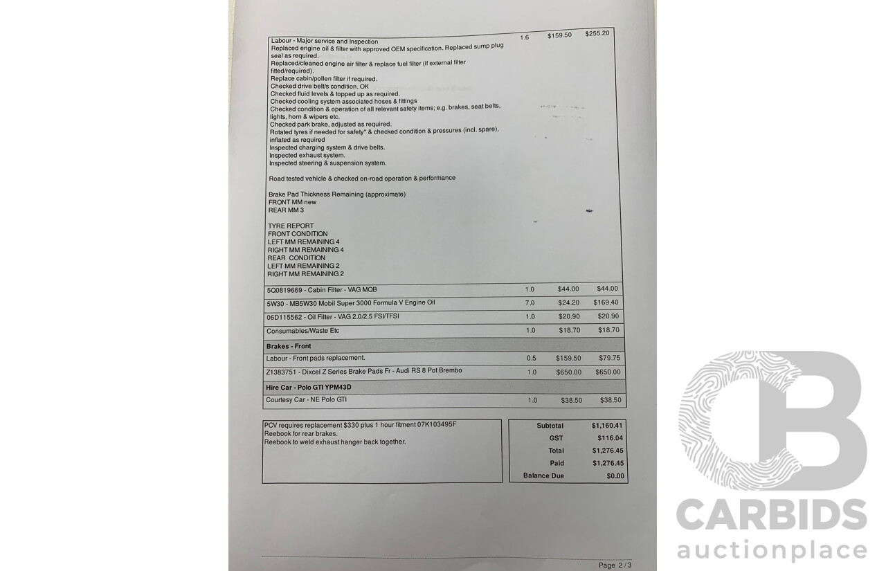 10/2017 Audi RS3 Quattro (AWD) MY18 8V 4d Sedan Ara Blue Crystal Pearl Turbo 2.5L - Modified Stage 2