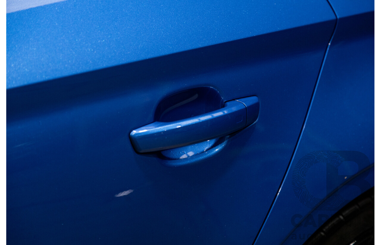 10/2017 Audi RS3 Quattro (AWD) MY18 8V 4d Sedan Ara Blue Crystal Pearl Turbo 2.5L - Modified Stage 2