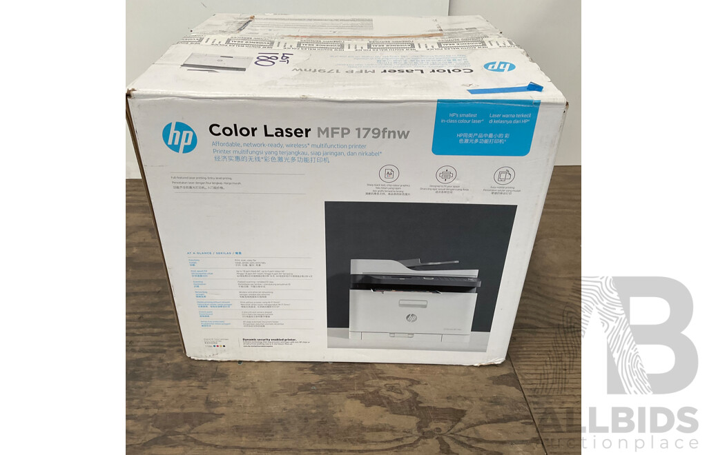 HP Color Laser Printer MFP 179fnw - ORP$498.00