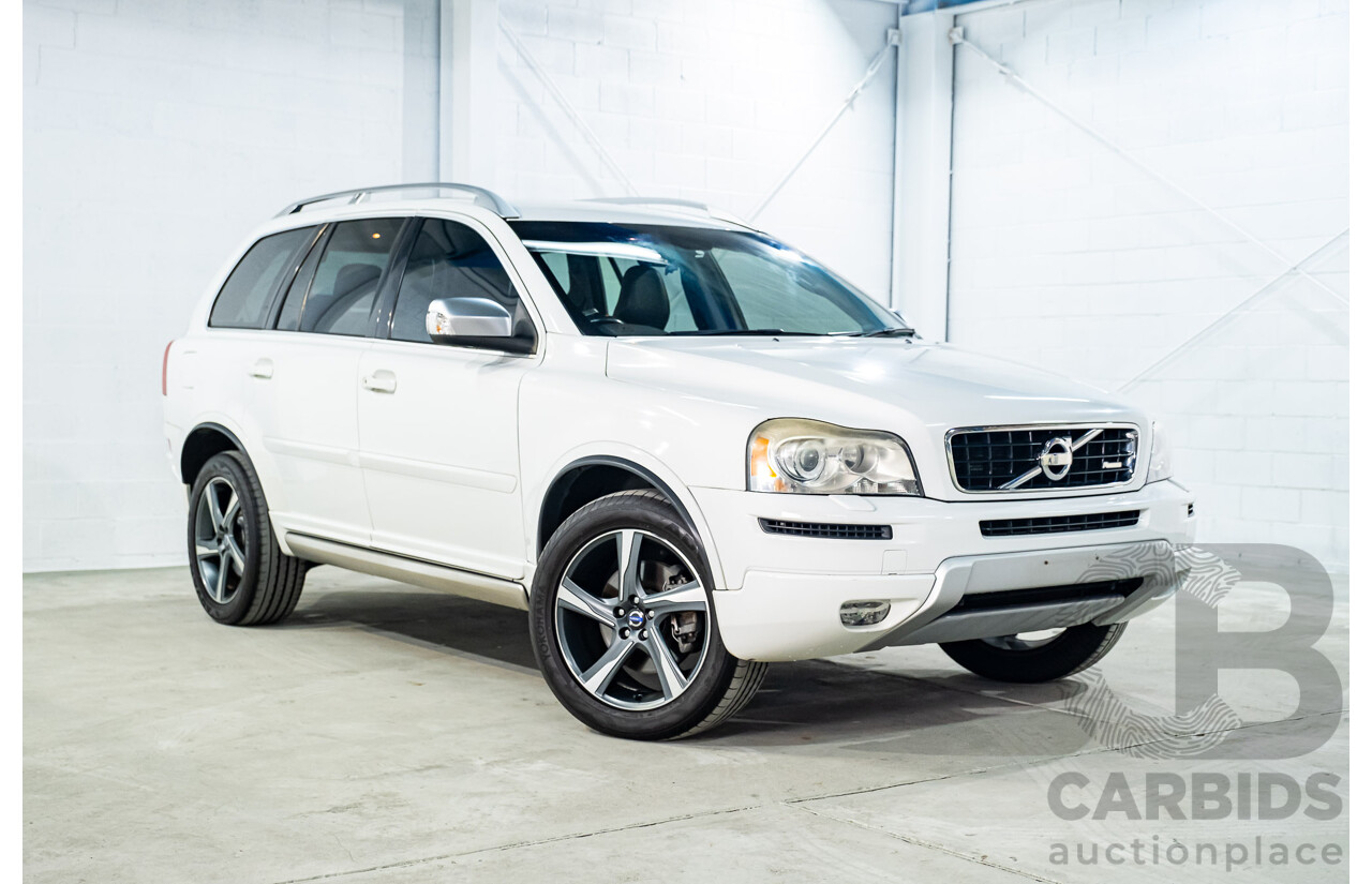 1/2014 Volvo XC90 3.2 R-Design (AWD) MY14 4d Wagon White 3.2L - 7 Seater