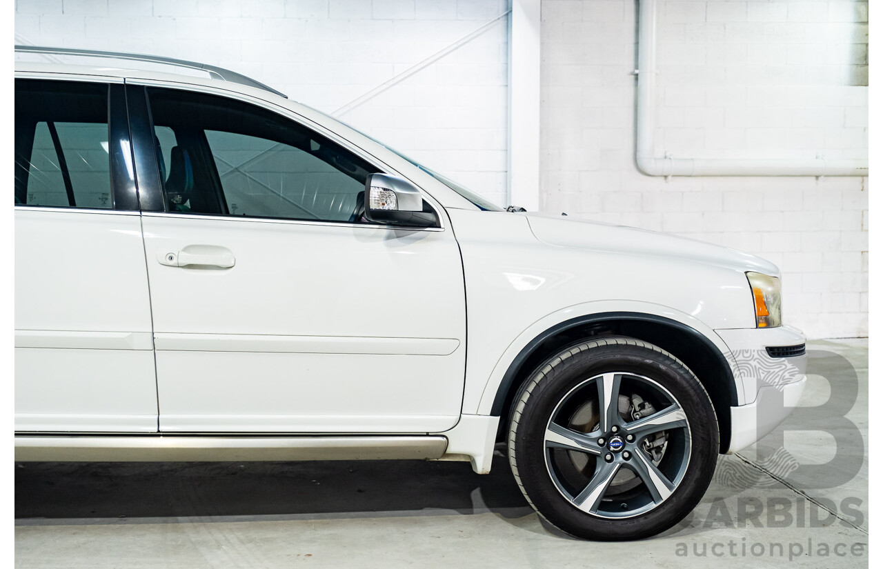 1/2014 Volvo XC90 3.2 R-Design (AWD) MY14 4d Wagon White 3.2L - 7 Seater