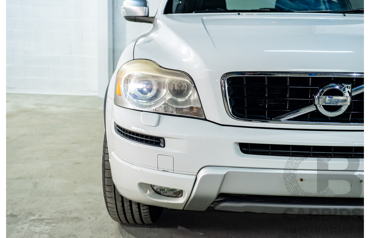 1/2014 Volvo XC90 3.2 R-Design (AWD) MY14 4d Wagon White 3.2L - 7 Seater