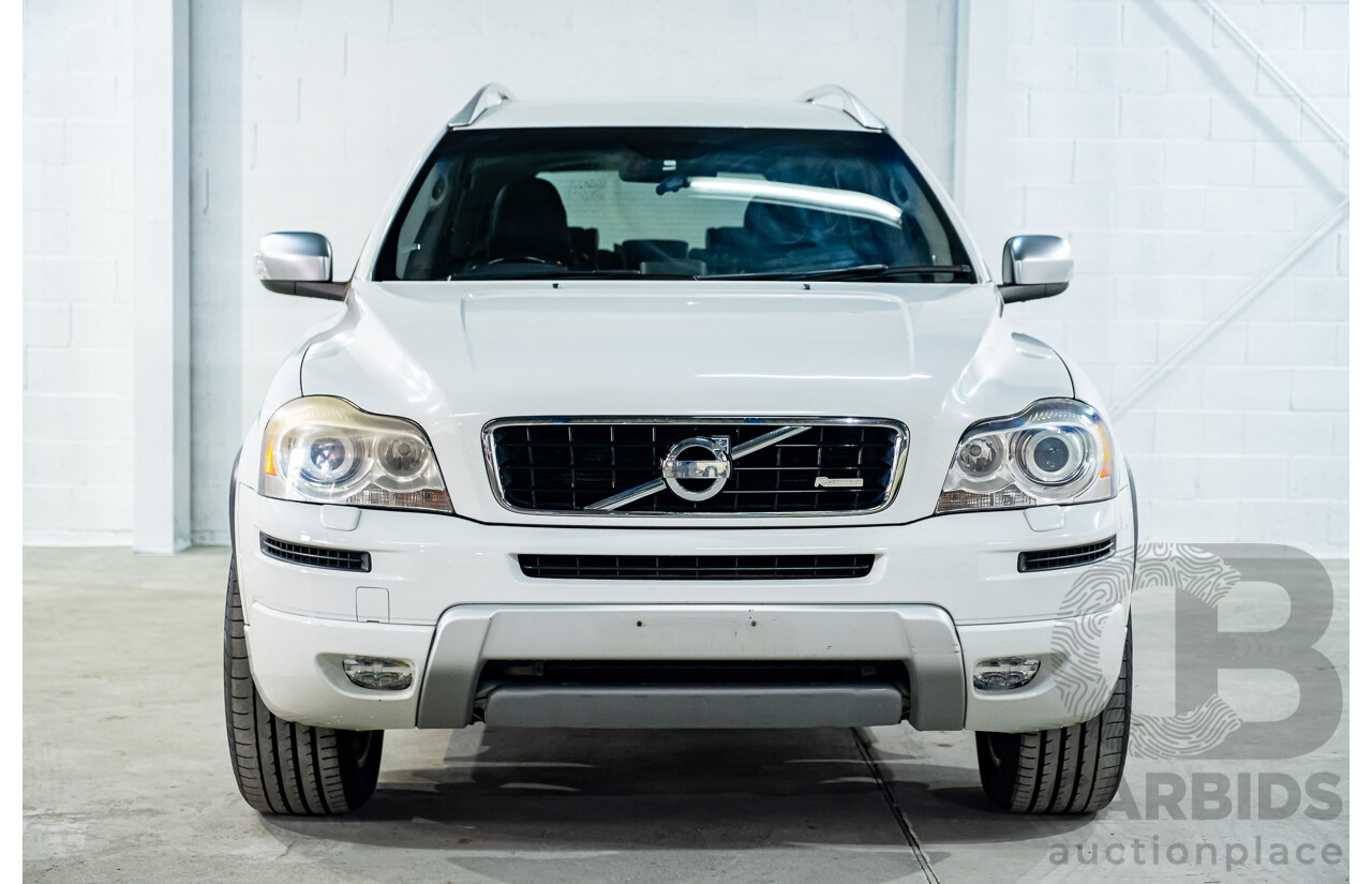 1/2014 Volvo XC90 3.2 R-Design (AWD) MY14 4d Wagon White 3.2L - 7 Seater