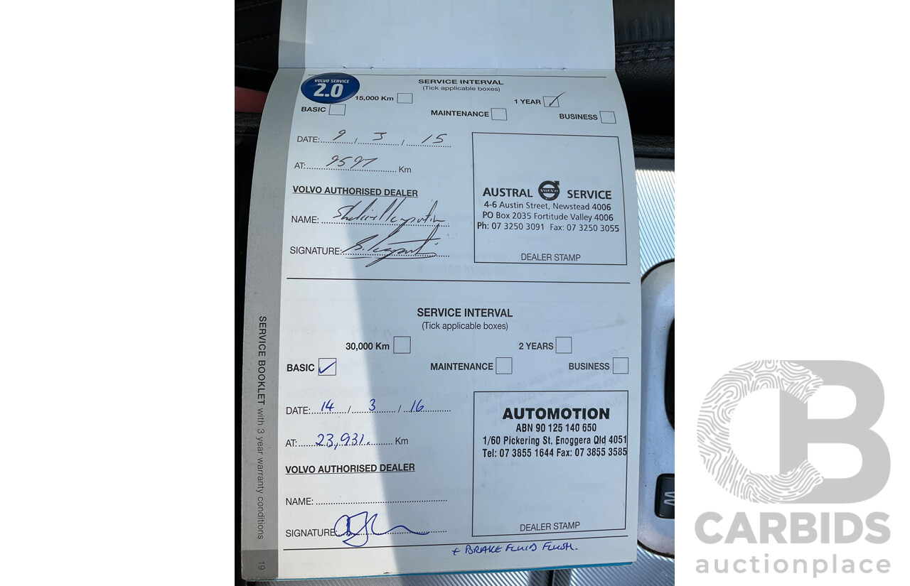 1/2014 Volvo XC90 3.2 R-Design (AWD) MY14 4d Wagon White 3.2L - 7 Seater