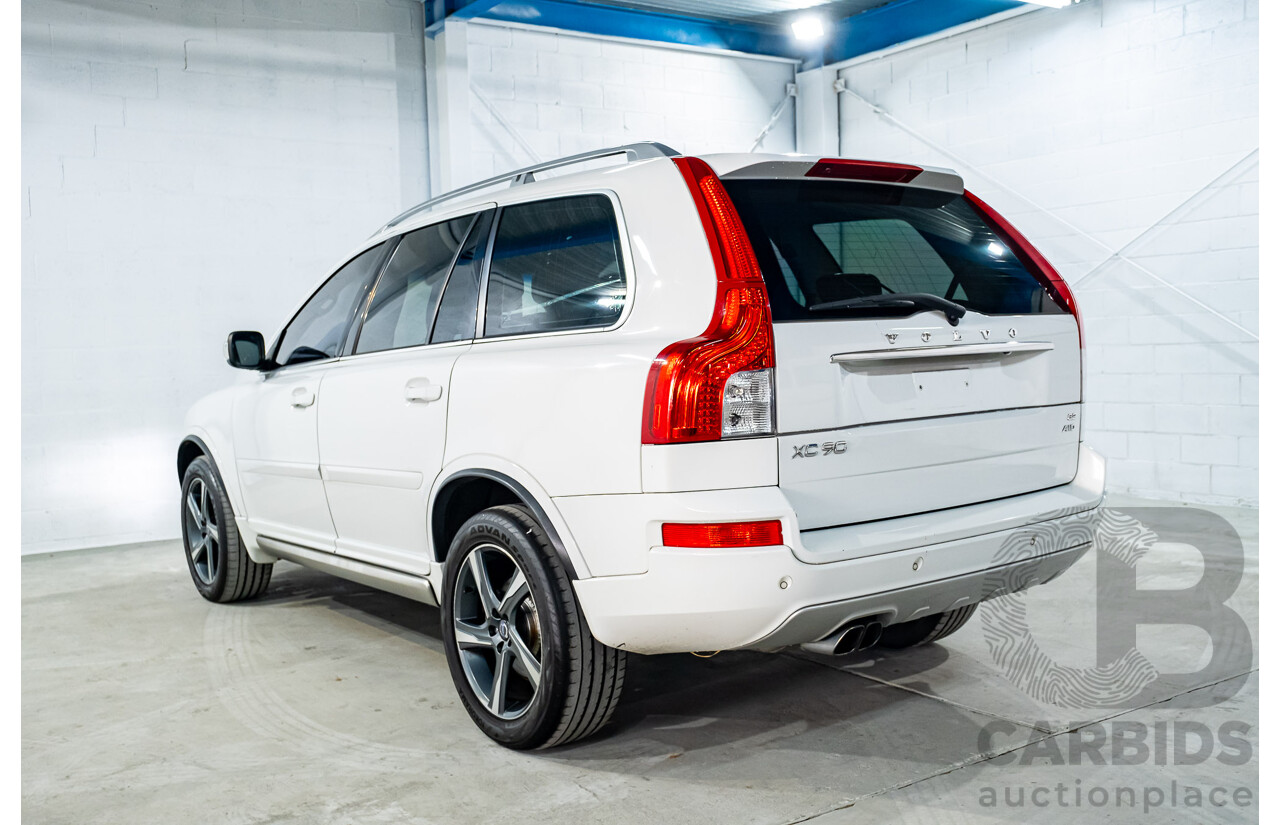 1/2014 Volvo XC90 3.2 R-Design (AWD) MY14 4d Wagon White 3.2L - 7 Seater