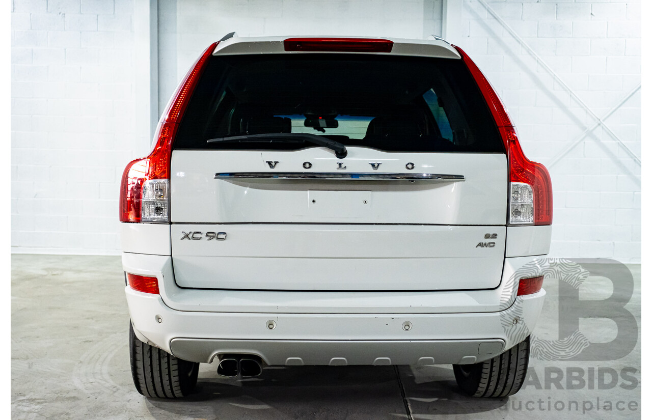 1/2014 Volvo XC90 3.2 R-Design (AWD) MY14 4d Wagon White 3.2L - 7 Seater