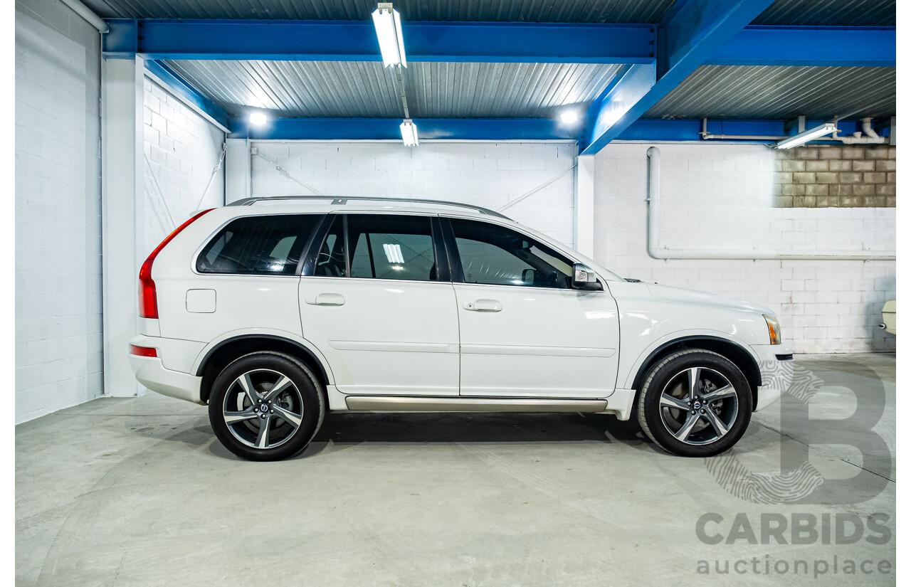 1/2014 Volvo XC90 3.2 R-Design (AWD) MY14 4d Wagon White 3.2L - 7 Seater