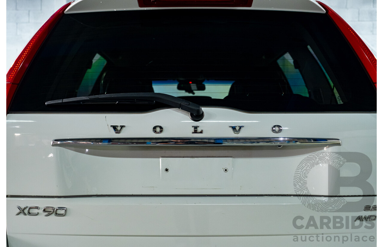 1/2014 Volvo XC90 3.2 R-Design (AWD) MY14 4d Wagon White 3.2L - 7 Seater