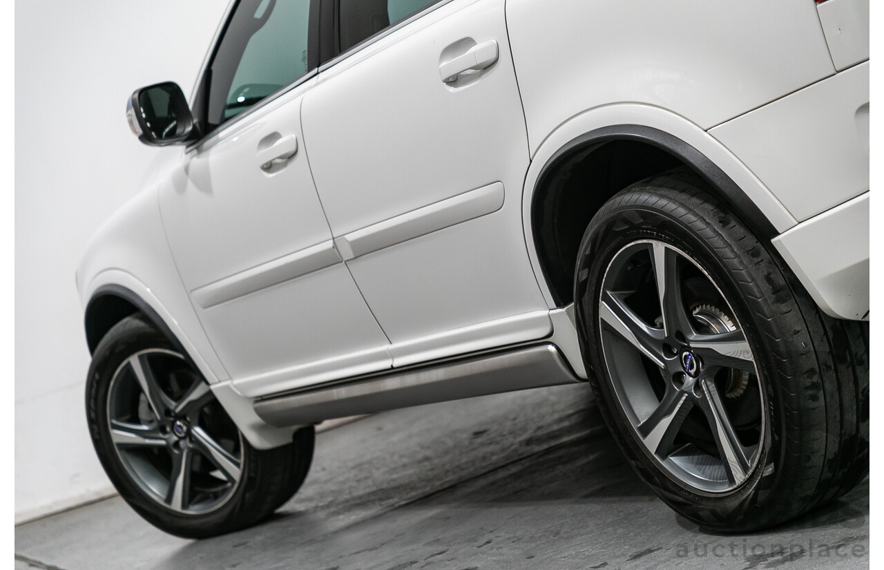 1/2014 Volvo XC90 3.2 R-Design (AWD) MY14 4d Wagon White 3.2L - 7 Seater