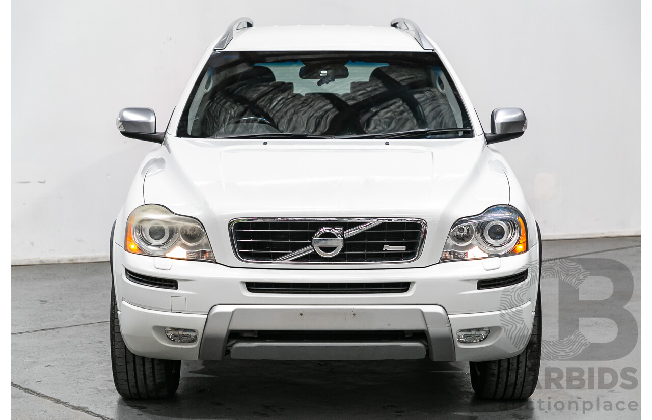 1/2014 Volvo XC90 3.2 R-Design (AWD) MY14 4d Wagon White 3.2L - 7 Seater
