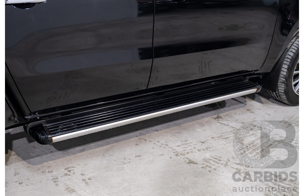 01/2019 Mercedes Benz X350d Power 4Matic (4x4) 470 4d Dual Cab Utility Kabara Black Metallic Turbo Diesel V6 3.0L