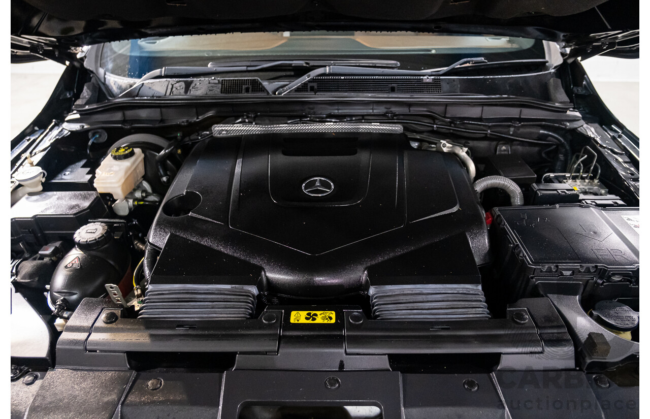 01/2019 Mercedes Benz X350d Power 4Matic (4x4) 470 4d Dual Cab Utility Kabara Black Metallic Turbo Diesel V6 3.0L