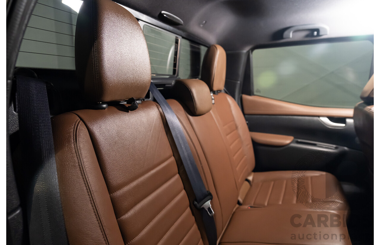 01/2019 Mercedes Benz X350d Power 4Matic (4x4) 470 4d Dual Cab Utility Kabara Black Metallic Turbo Diesel V6 3.0L