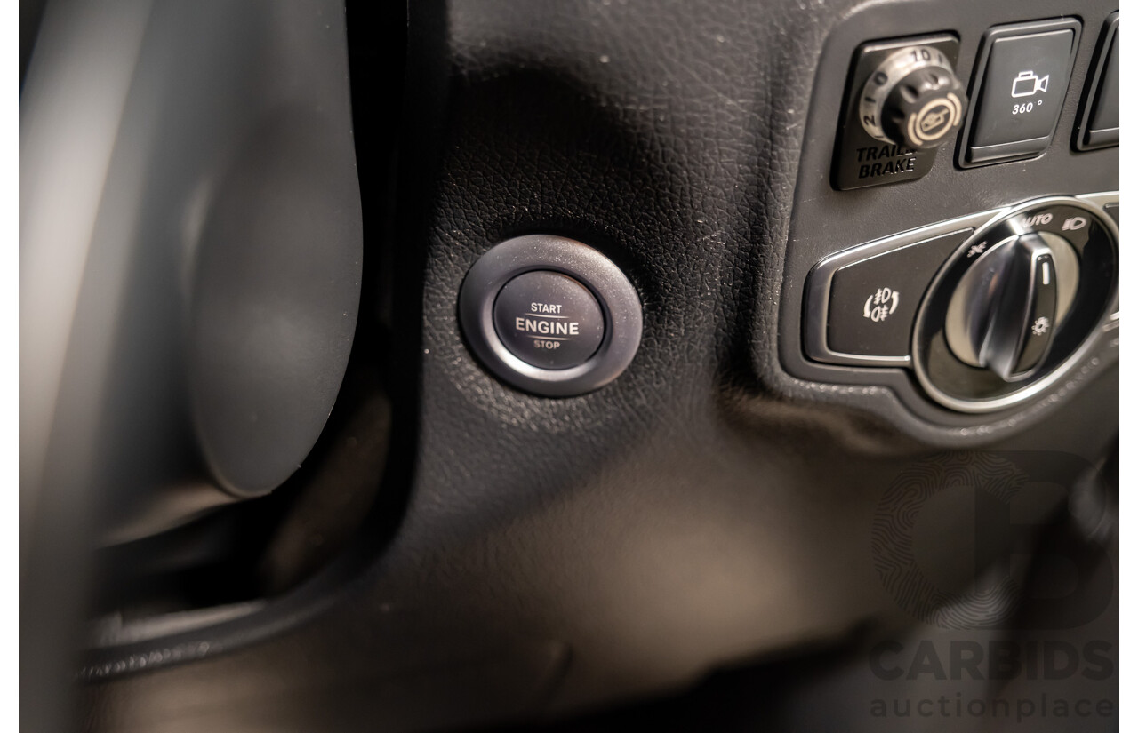 01/2019 Mercedes Benz X350d Power 4Matic (4x4) 470 4d Dual Cab Utility Kabara Black Metallic Turbo Diesel V6 3.0L