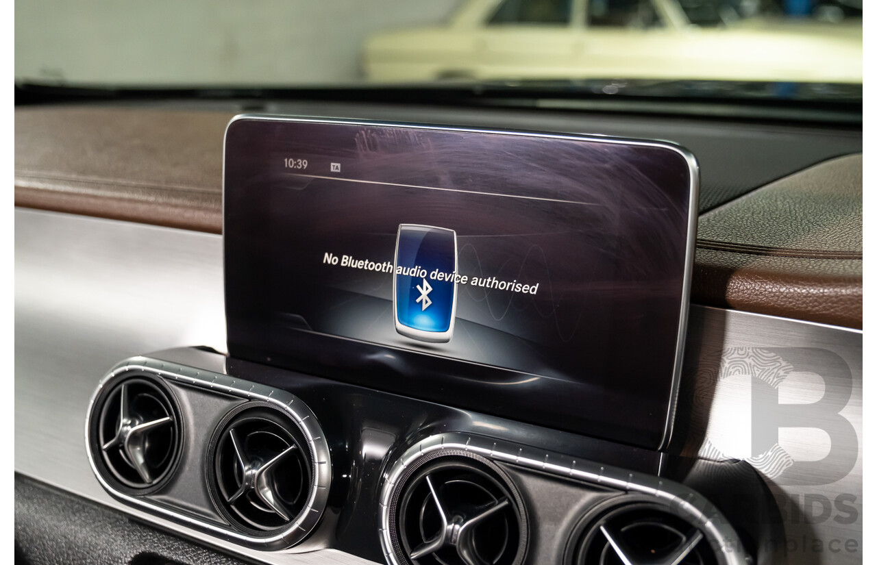 01/2019 Mercedes Benz X350d Power 4Matic (4x4) 470 4d Dual Cab Utility Kabara Black Metallic Turbo Diesel V6 3.0L