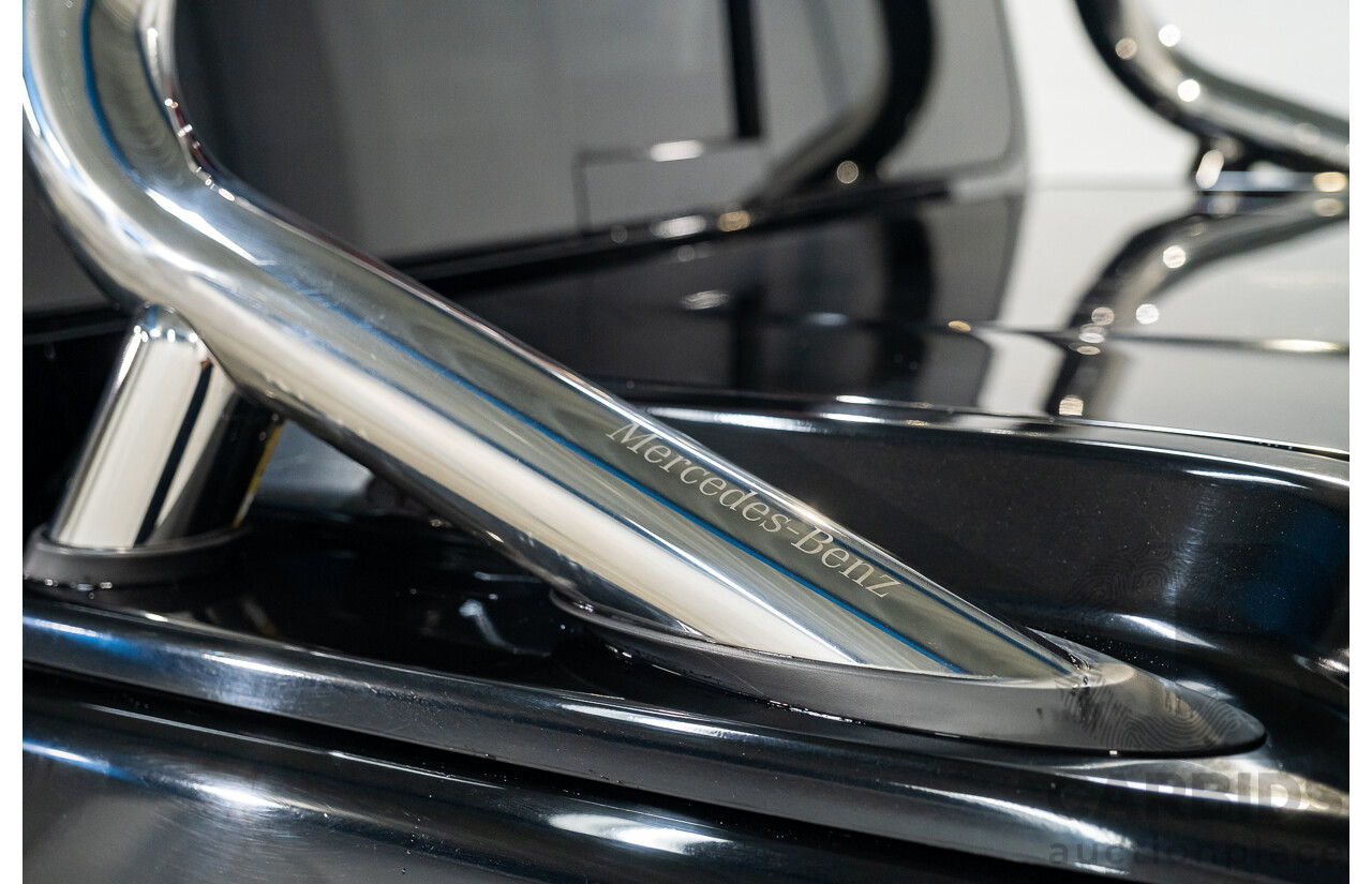 01/2019 Mercedes Benz X350d Power 4Matic (4x4) 470 4d Dual Cab Utility Kabara Black Metallic Turbo Diesel V6 3.0L