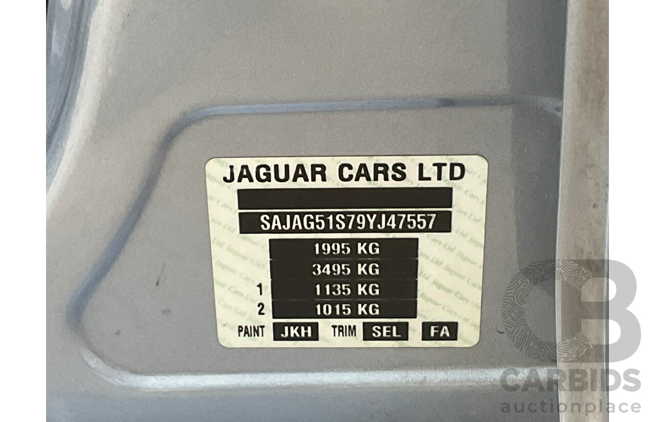 3/2009 Jaguar X Type 2.1 LE MY09 4d Sedan Metallic Light Blue 2.1L