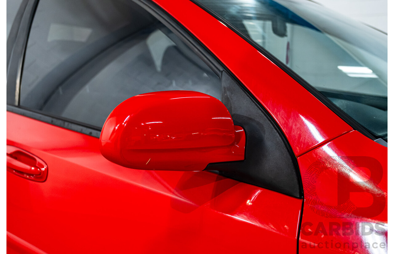 4/2008 Holden Viva JF MY08 Upgrade 4d Hatch Red 1.8L