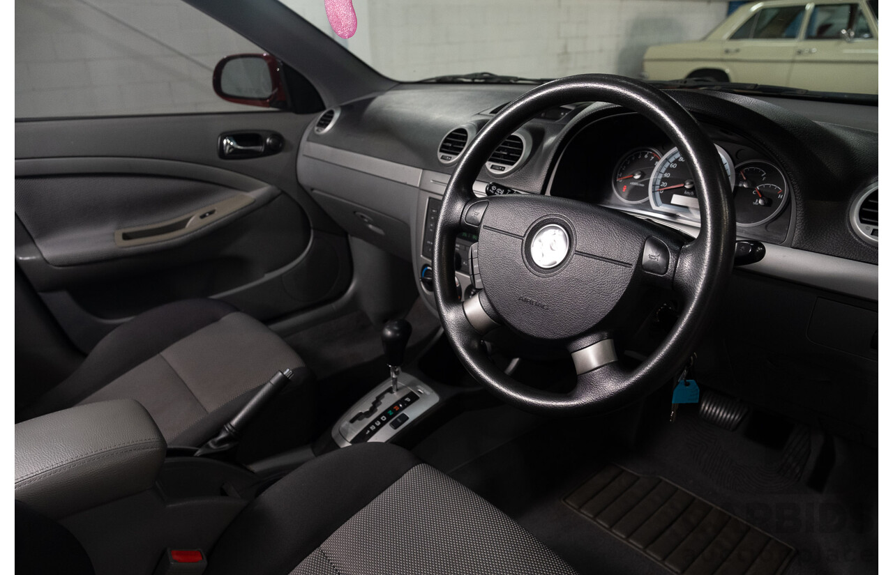 4/2008 Holden Viva JF MY08 Upgrade 4d Hatch Red 1.8L