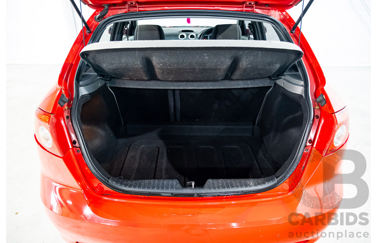 4/2008 Holden Viva JF MY08 Upgrade 4d Hatch Red 1.8L