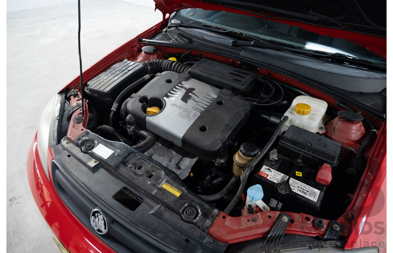 4/2008 Holden Viva JF MY08 Upgrade 4d Hatch Red 1.8L