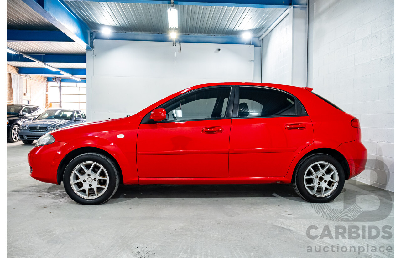 4/2008 Holden Viva JF MY08 Upgrade 4d Hatch Red 1.8L