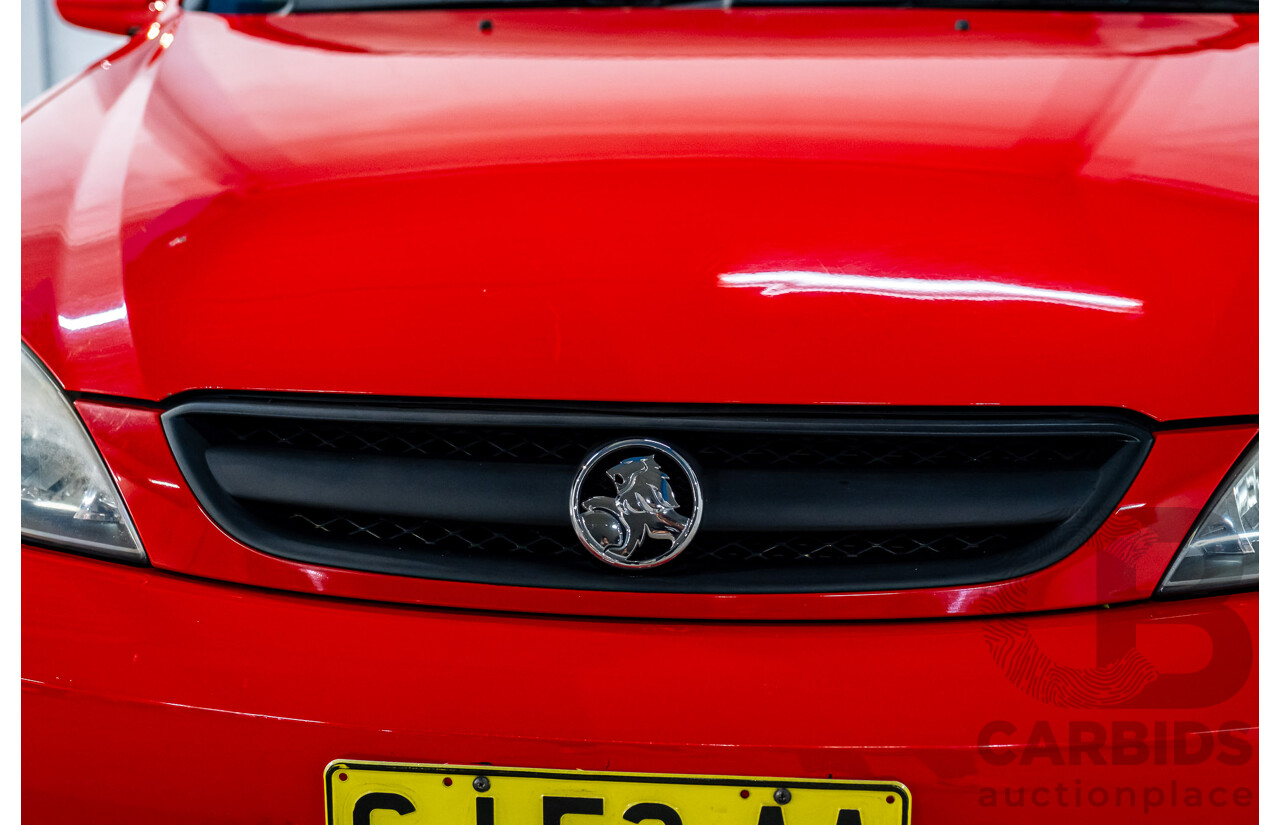 4/2008 Holden Viva JF MY08 Upgrade 4d Hatch Red 1.8L