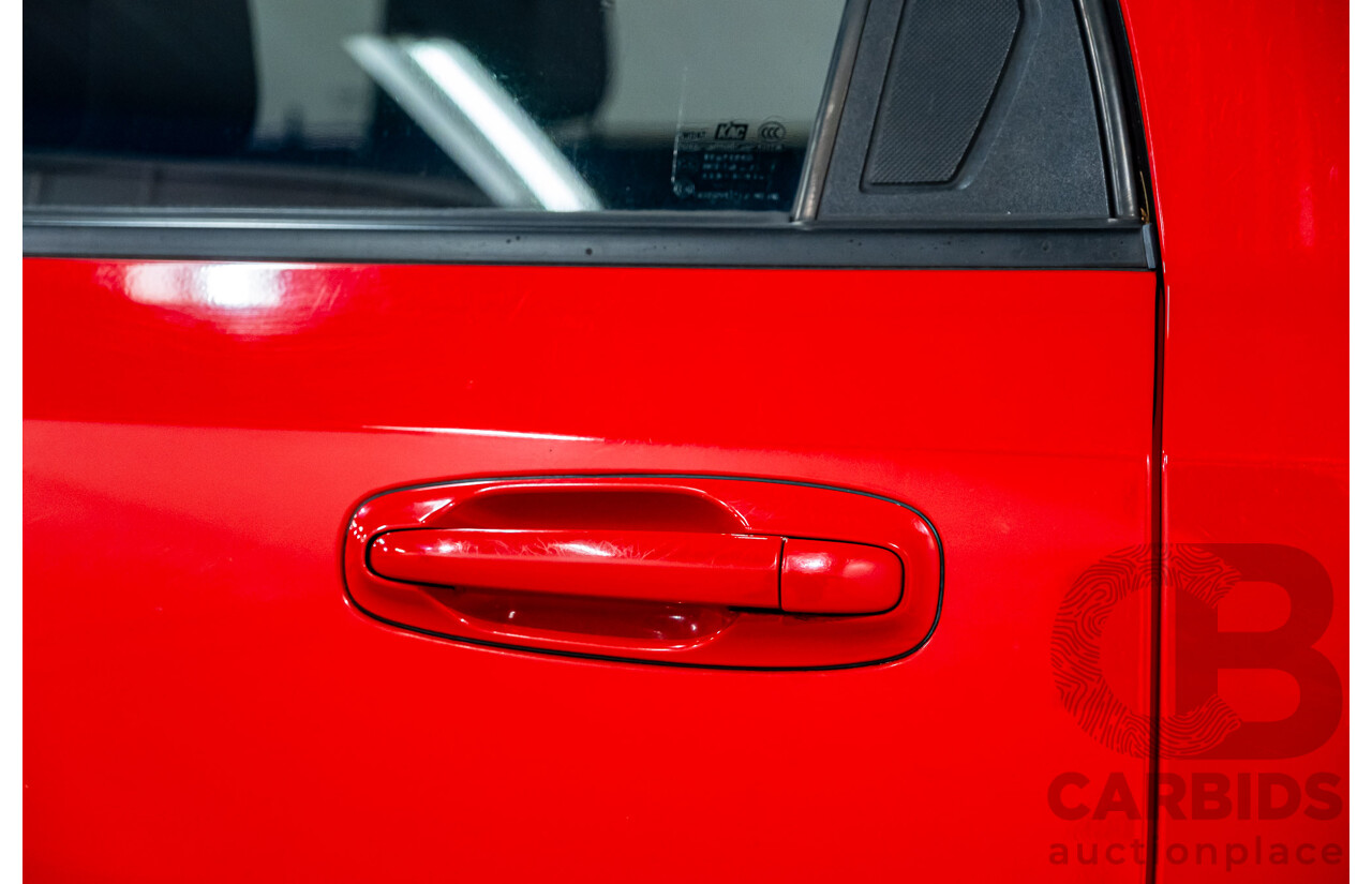 4/2008 Holden Viva JF MY08 Upgrade 4d Hatch Red 1.8L