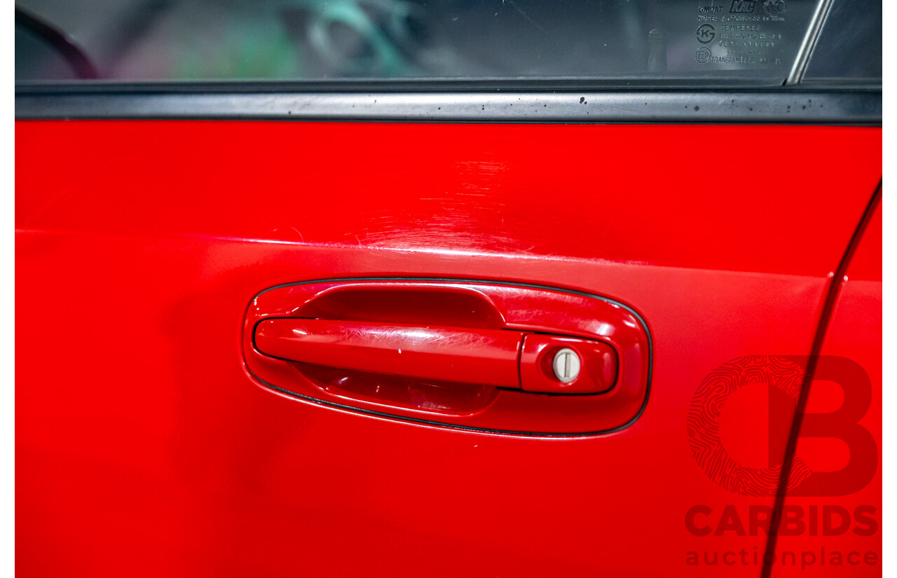 4/2008 Holden Viva JF MY08 Upgrade 4d Hatch Red 1.8L