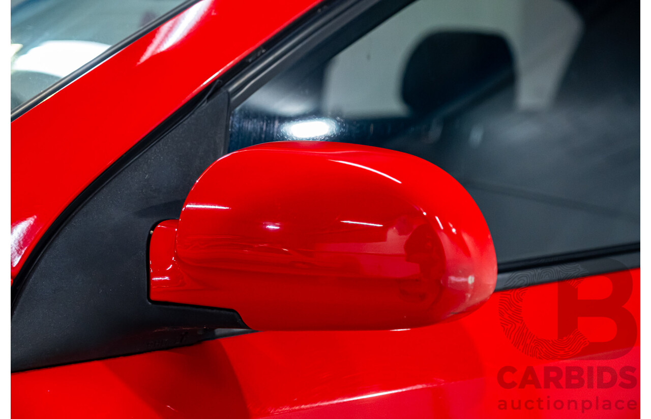 4/2008 Holden Viva JF MY08 Upgrade 4d Hatch Red 1.8L