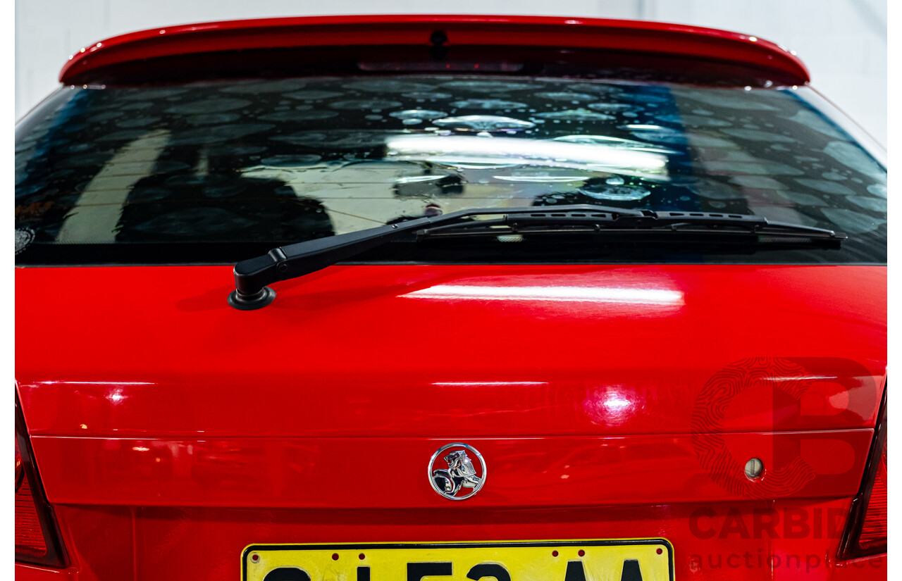 4/2008 Holden Viva JF MY08 Upgrade 4d Hatch Red 1.8L