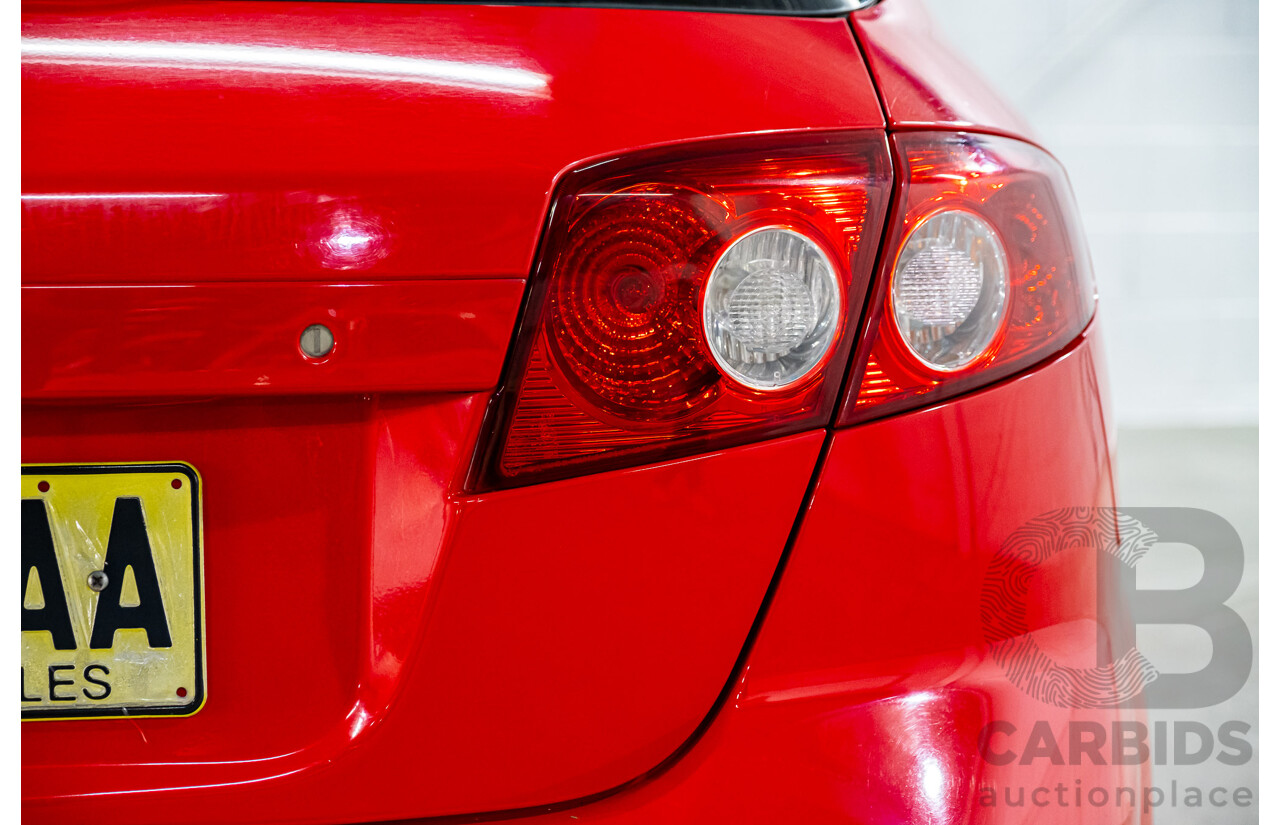 4/2008 Holden Viva JF MY08 Upgrade 4d Hatch Red 1.8L