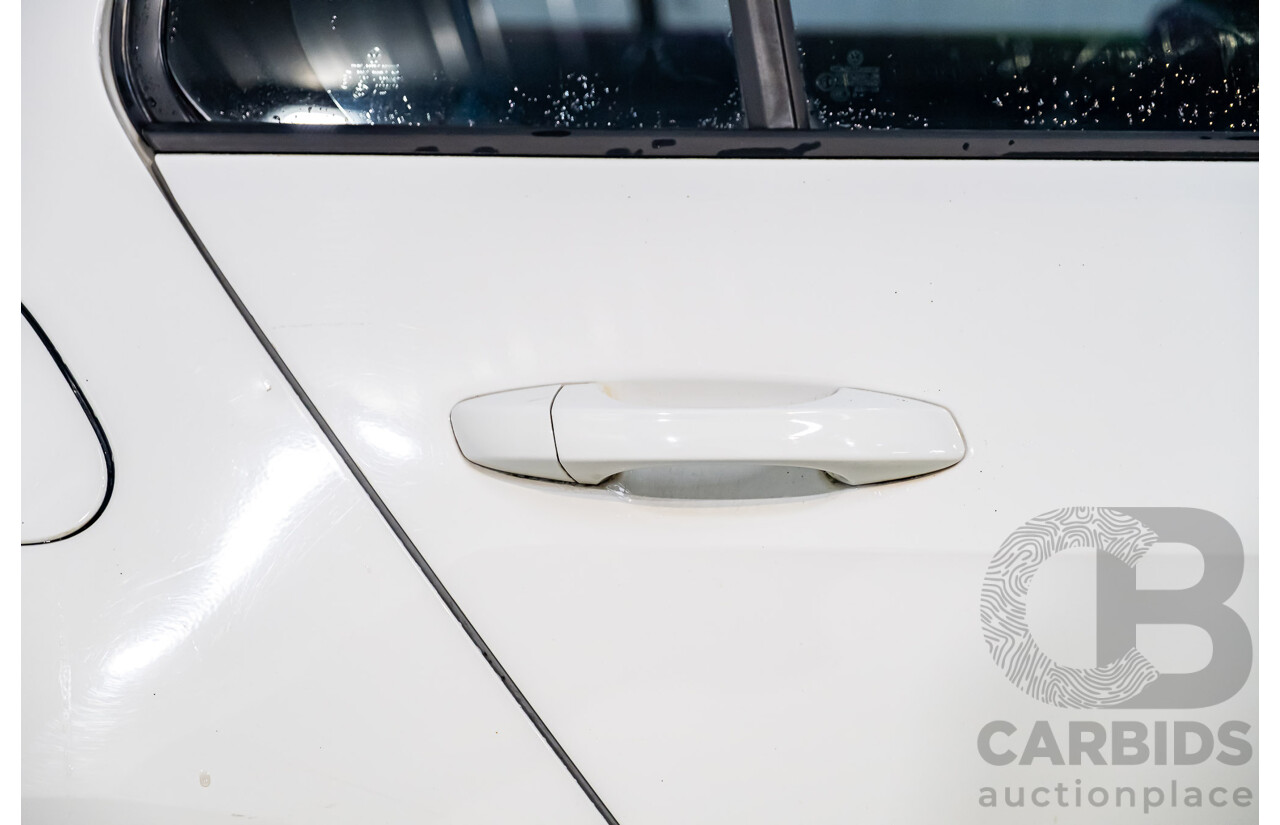 2/2017 Volkswagen Golf 110 TDI Highline MK7 AU 5d Hatchback White Turbo Diesel 2.0L