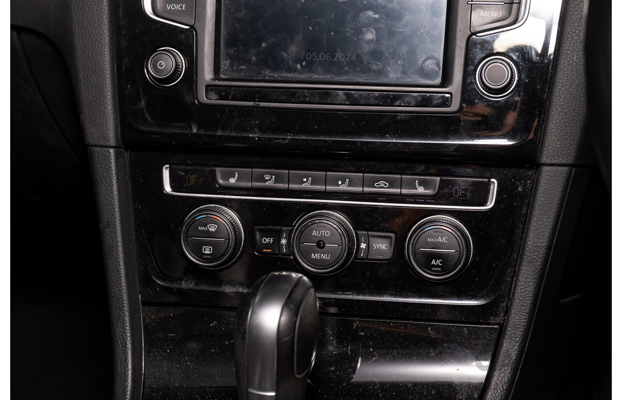 2/2017 Volkswagen Golf 110 TDI Highline MK7 AU 5d Hatchback White Turbo Diesel 2.0L