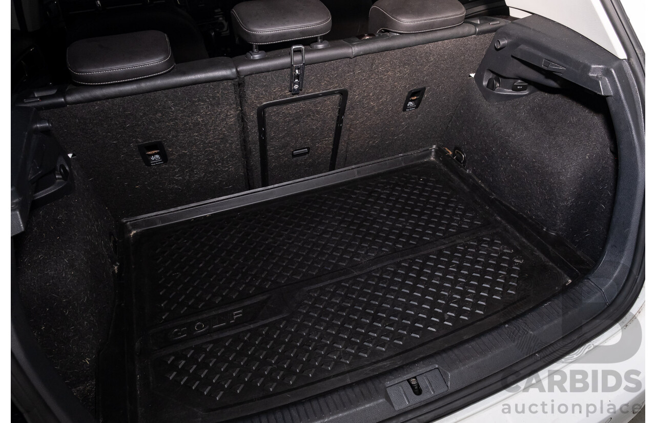 2/2017 Volkswagen Golf 110 TDI Highline MK7 AU 5d Hatchback White Turbo Diesel 2.0L