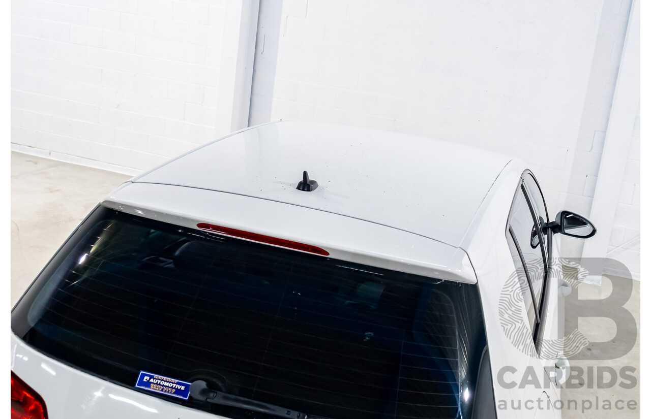 2/2017 Volkswagen Golf 110 TDI Highline MK7 AU 5d Hatchback White Turbo Diesel 2.0L