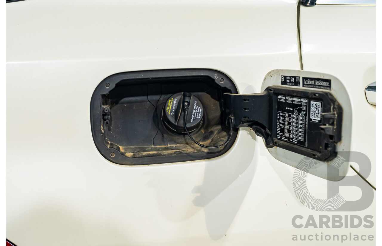 4/2014 Mercedes Benz ML63 AMG (4x4) W166 4d Wagon Diamond White Metallic Twin Turbo V8 5.5L